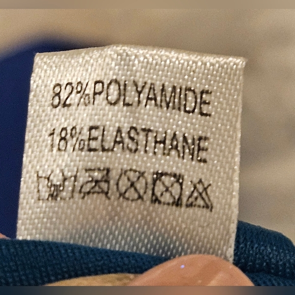 Dream CUPSHE Bikini Set Top & Mid-Rise Bottoms Blue Floral Size M - Picture 5 of 9